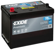 EXIDE Premium EA755 75Ah 