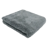 PS-B-003 Plush both side buffing towel (40x40cm) Плюшевое двусторон м/ф полотенце, Серое,PURESTAR