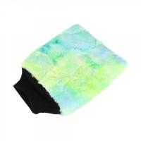 Color-pop wash mitt (20x25cm) плюшевая рукавица особомягкая для мойки авто, зеленый  PURESTAR