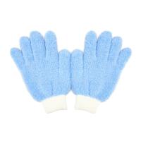 Dust interior glove Бесшовные перчатки из м/ф для нанесения восков и уборки в салоне, синий