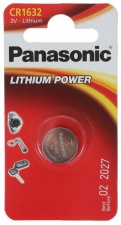 Panasonic Lithium Power CR1632 дисковые батарейки