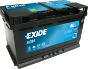 EXIDE AGM EK800 R+ 80Ah 800А (En)