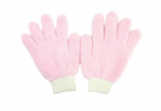 Бесшовные перчатки из м/ф (цвет розовый)